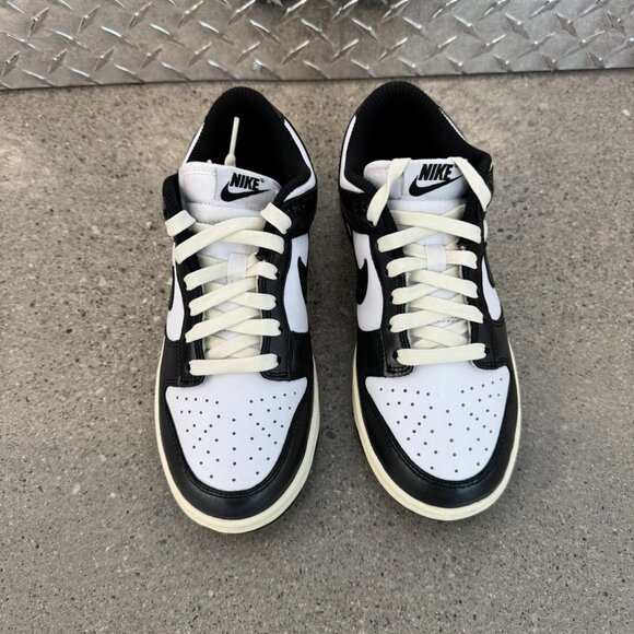 🐼 NIKE Dunk Low PRM "Panda" – Women's Size 6.5 White / Black - Coconut Milk 🐼 - Picture 3 of 10